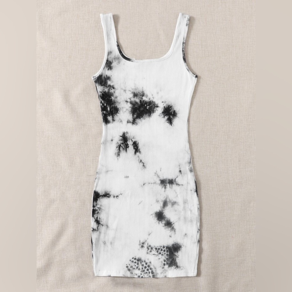 SHEIN Curve EZwear Notch Neck Tie Dye Dress size 0X